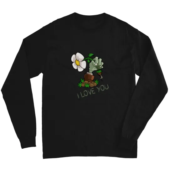 Discover Plants vs Zombies -I Love You t tt Long Sleeves