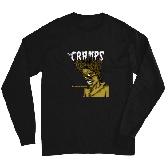 Discover The Cramps Unisex Long Sleeve T Shirts: Bad Music For Bad People (Black)