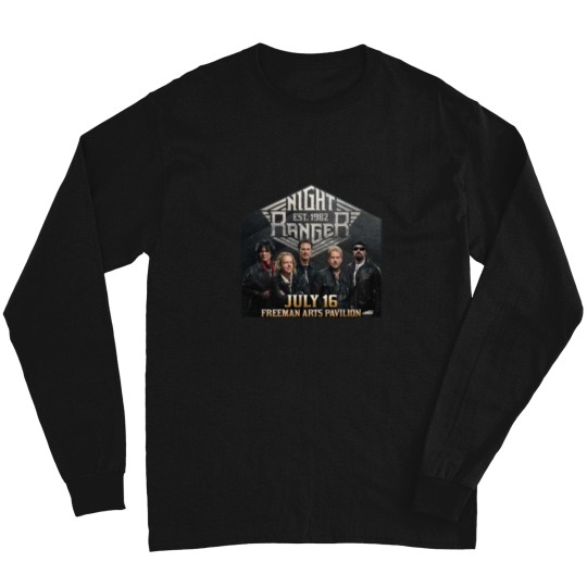 Discover New Night Ranger 2024 Tour Short Sleeve Gift For Fan Long Sleeve T Shirts