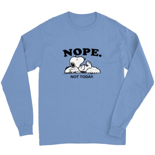 Discover Snoopy Nope Not Today Long Sleeves