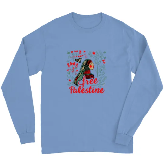 Discover Free Palestine Unisex Long Sleeves