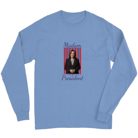 Discover Kamala Harris Presidential Long Sleeve Shirt - Madam President
