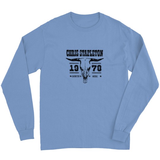 Discover Chris Stapleton ESTD 1978 Long Sleeves, Chris Stapleton Bullhead
