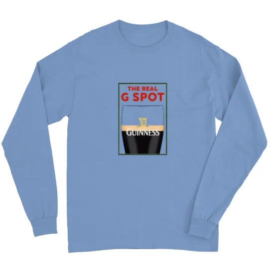 Discover Guinness Vintage Long Sleeves, Split the G, Funny Long Sleeves