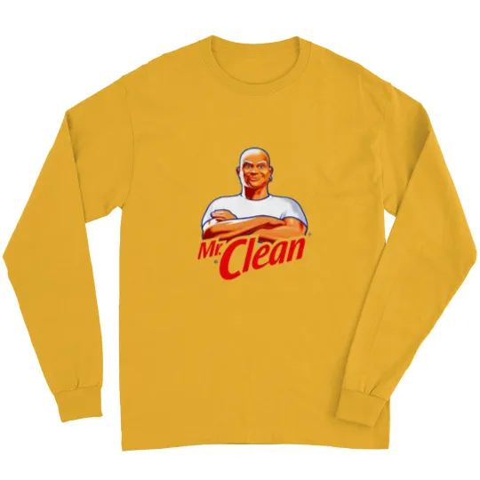 Discover Mr Clean Logo Cleaning Product Fan Long Sleeves