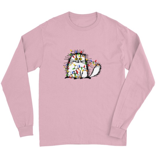 Discover Christmas Funny Cat Long Sleeves, Funny Cat Long Sleeves