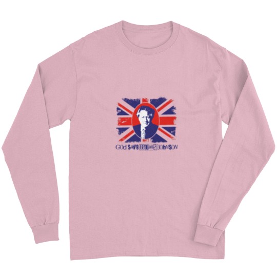 Discover God save Boris Johnson Active Long Sleeve T-Shirts