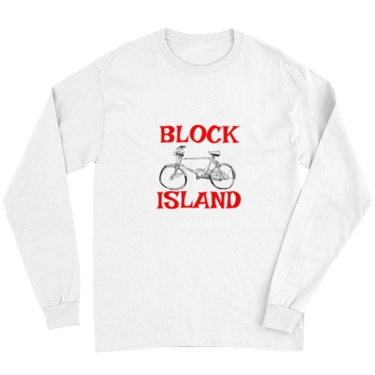Discover Block Island Bicycle Active Long Sleeves