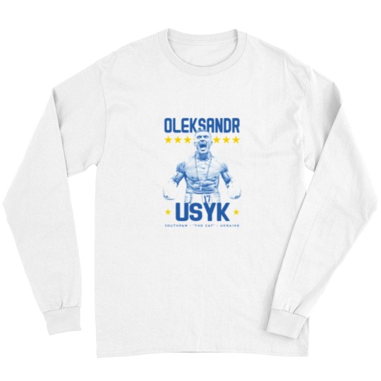 Discover Affiche de boxe Oleksandr Le chat Usyk Long Sleeves