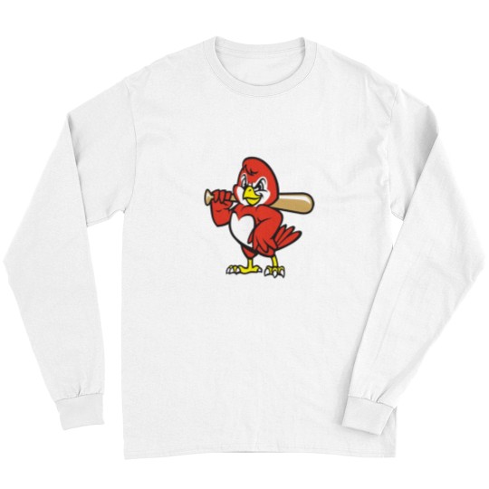 Discover Cute Cardinal Baseball Long Sleeves