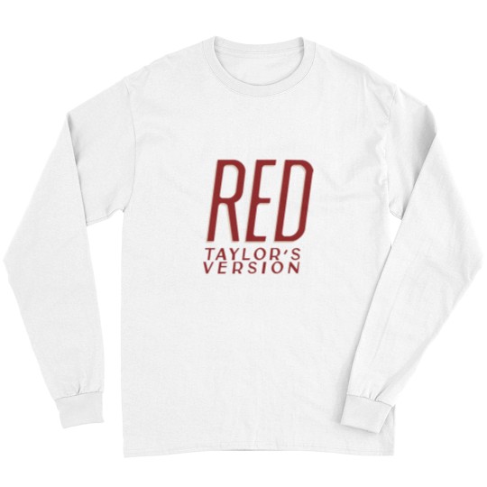 Discover RED TAYLOR'S VERSION Long Sleeves