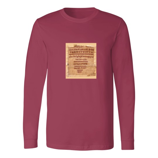 Discover Sarah Prior_s Sampler 1841 Photograph Long Sleeves