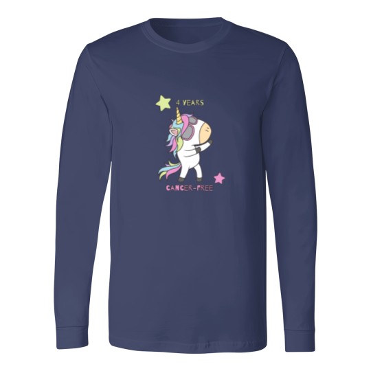 Discover 4 years cancer free .png Long Sleeves