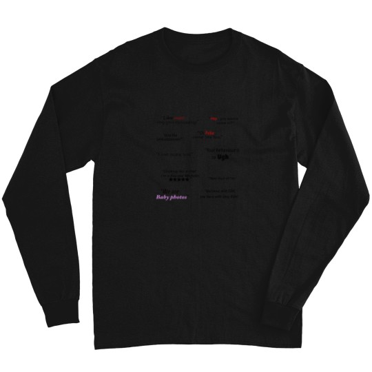 Discover Stray Kids sticker pack - quotes memes Classic T-Shirt Long Sleeves