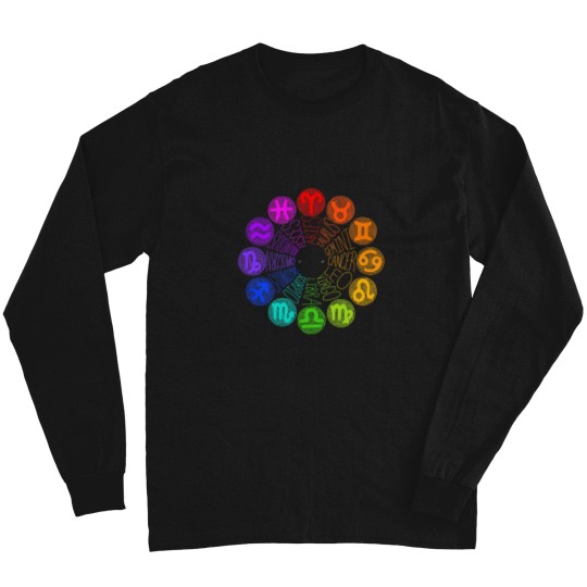 Discover zodiac design rainbow 1 Long Sleeves