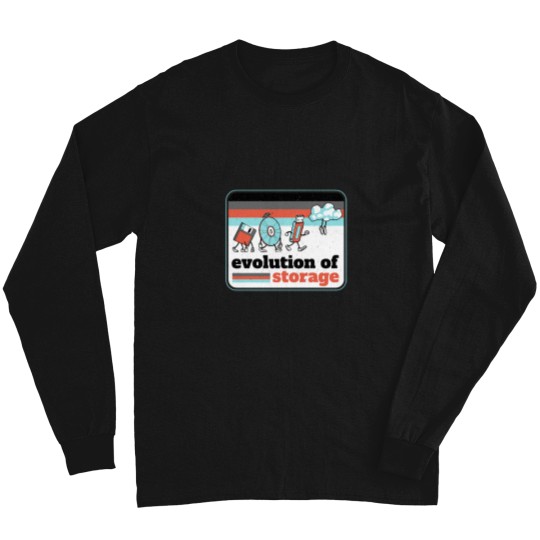 Discover Evolution Of Storage Vintage Floppy Disc Long Sleeves