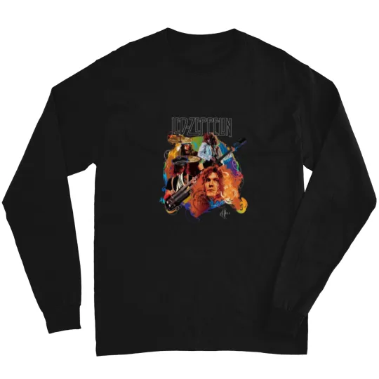 Discover Led Zap Rock Band, Led Peter Grant Zeppeline Poster, Led Rock Band Long Sleeves