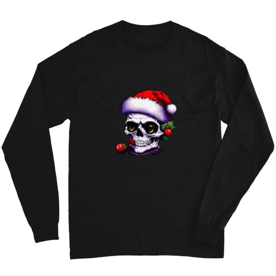Discover Skeleton Wearing Claus Hat Long Sleeves