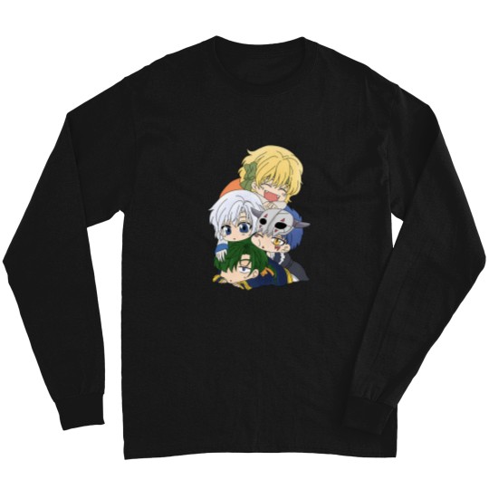Discover The Four Dragon Warriors Chibi Long Sleeves