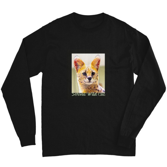 Discover Serval African Wild Cat Long Sleeves