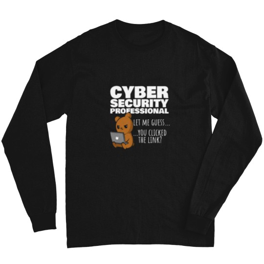Discover You Clicked The Link Funny Cybersecurity.png Long Sleeves