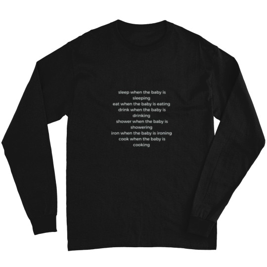 Discover sleep when the baby is sleeping Long Sleeves