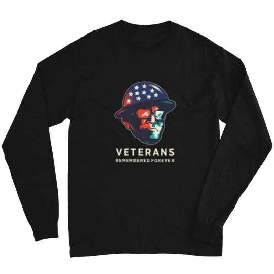 Discover Veterans Remember Forever Usss armyss flags Style Long Sleeves