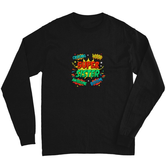 Discover Superhero Sister Costume For Women Comic Book Bi Long Sleeves