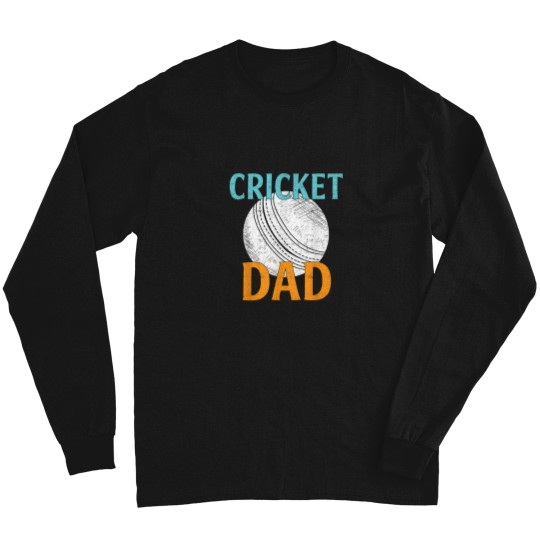 Discover Vintage Cricket Player Dad Gifts Funny Sports Lo Long Sleeves