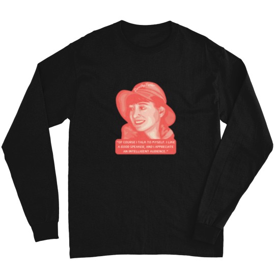 Discover Dorothy Parker Portrait And Quote Long Sleeves