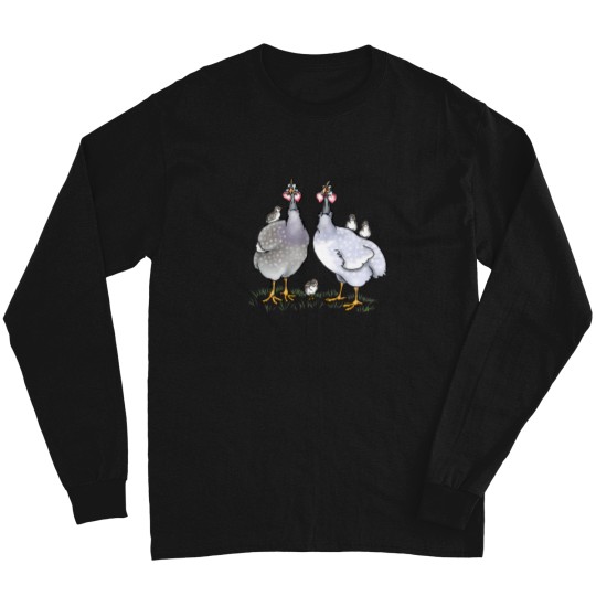 Discover Guinea fowl Family Long Sleeves