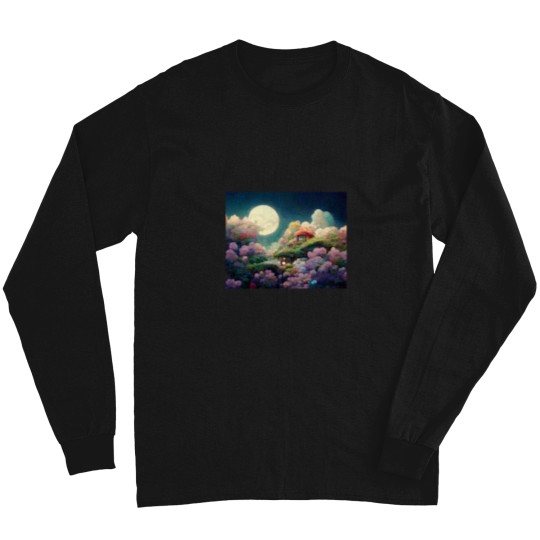 Discover Fantasy Landscape v14 by RudeKittenDesigns Long Sleeves