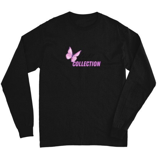 Discover Limited-Collection-Pastel-Pink-Butterfly Tee Long Sleeves