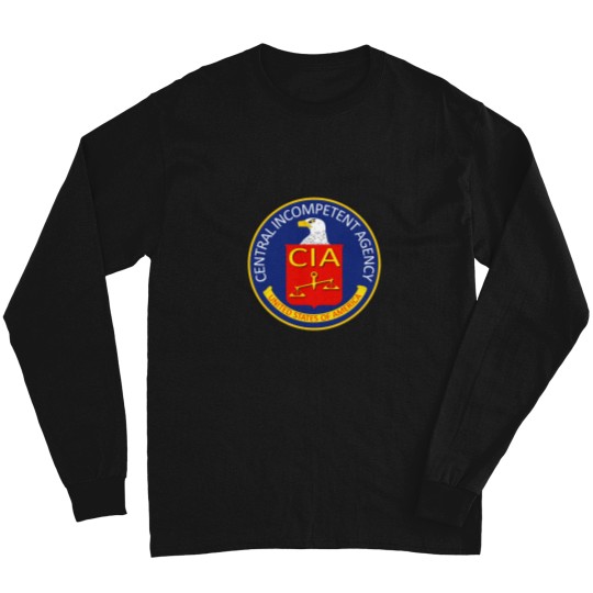 Discover Central Incompetent Agency CIA seal Long Sleeves
