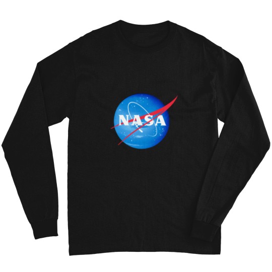 Discover Nasa Neptune Meatball US SpaceForce  Logo Long Sleeves