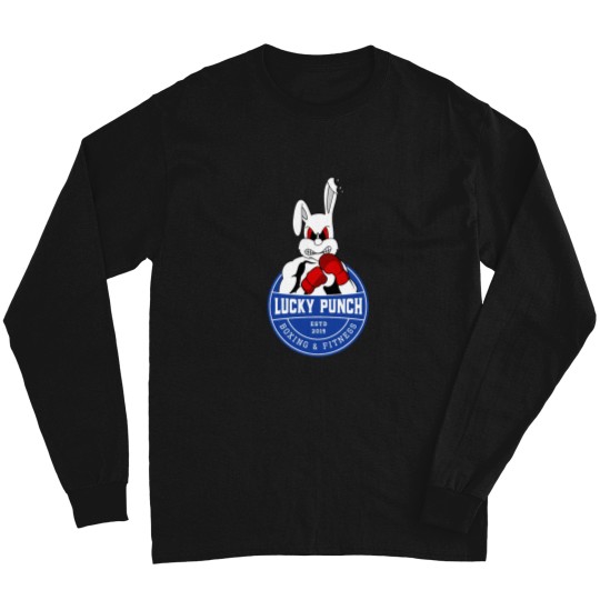 Discover Lucky Punch Boxing Bunny - Blue Corner Long Sleeves