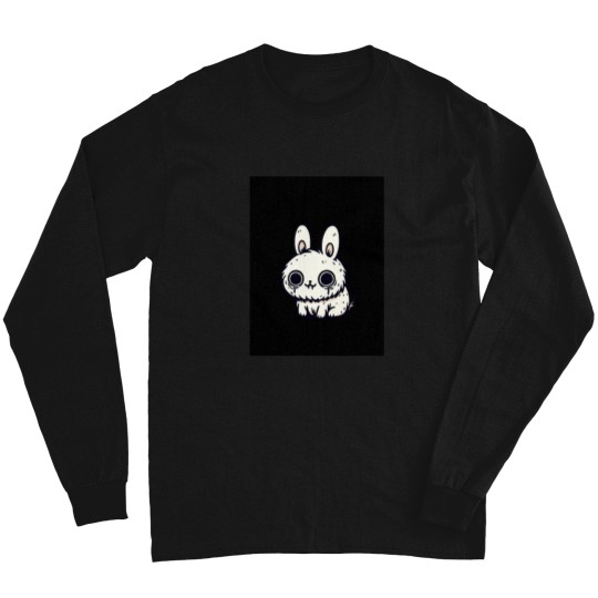 Discover Sad Bunny Illustration Graphic Long Sleeves