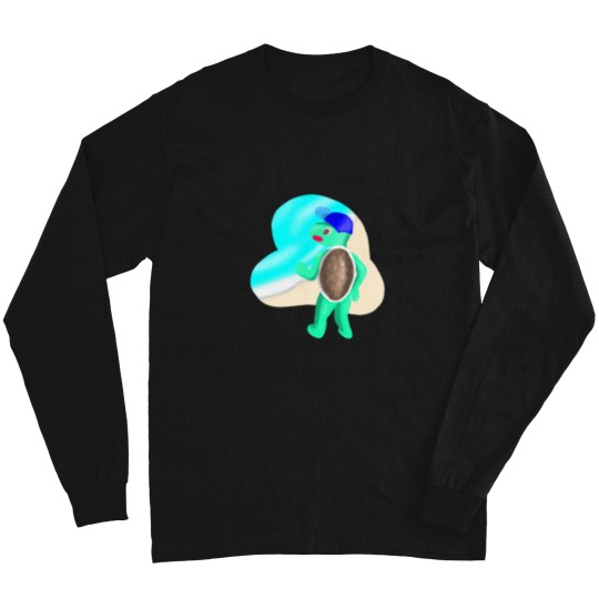 Discover Danvant- Turtle in the sea Long Sleeves
