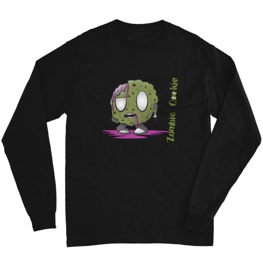 Discover Cute Spooky Undead Cookie Monster Long Sleeves