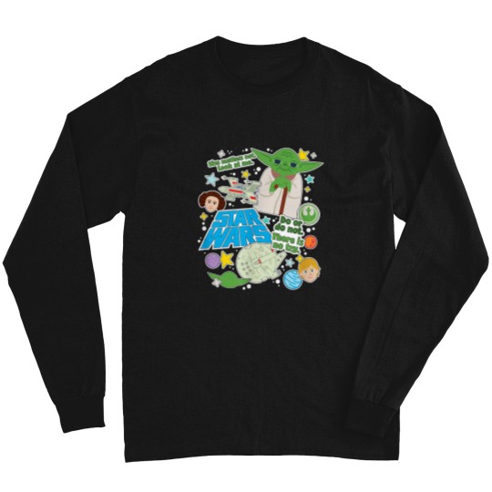 Discover - Stickers T-Shirt Long Sleeves