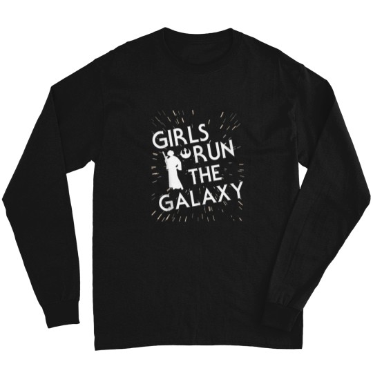 Discover girls run galaxy Long Sleeves