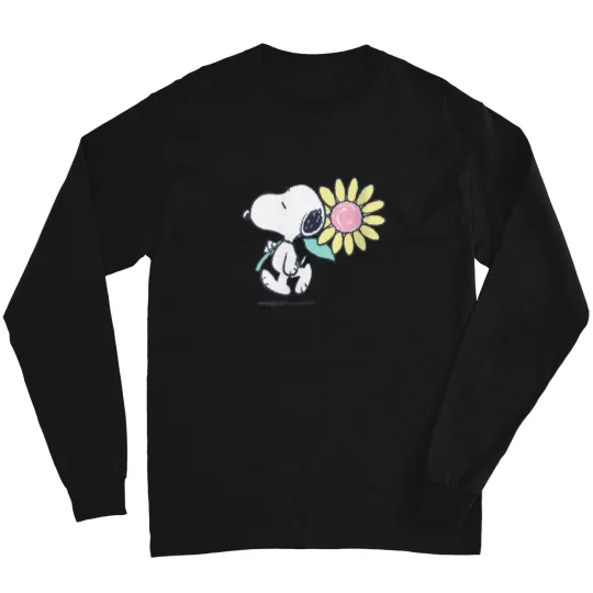 Discover s snoopy and daisy vneck Long Sleeves