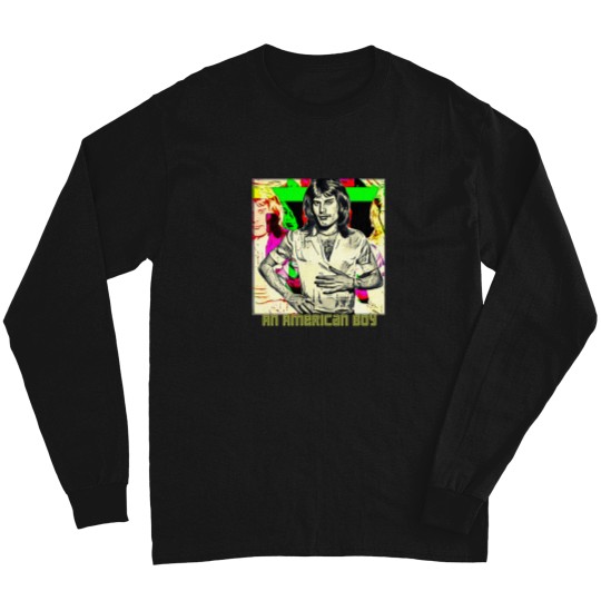 Discover An-American-Boy-(Modern-Art-Cartoon) T-Shirt Long Sleeves