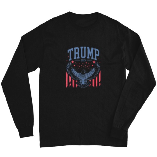 Discover Bald Eagle President Trump 2024 Election Take America Back T-Shirt Long Sleeves