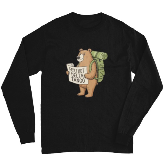 Discover Bear Foxtrots Deltas Tangos Funny Bear Foxtrots Deltas Tango Long Sleeves