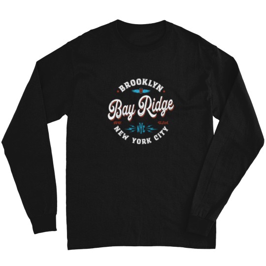 Discover Bay Ridge Brooklyn NY retro Classic graphic Long Sleeves