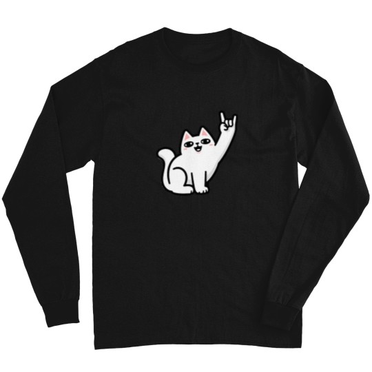 Discover Rock-On-Cat T-Shirt Long Sleeves