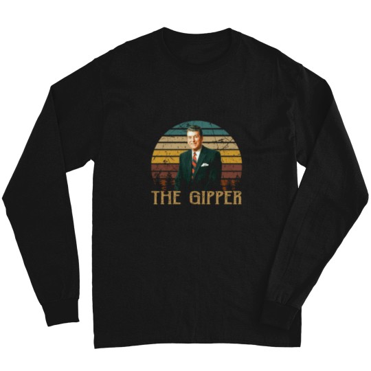Discover Ronald-Reagan-Vintage-Ronald-Reagan-Quotes-Love-The-Gipper-Gift-For-Fans-And-Lovers Long Sleeves
