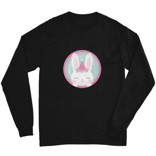 Discover Gift moon rabbit kingdom almond Funny strawberry cake Kawaii 1 Long Sleeves
