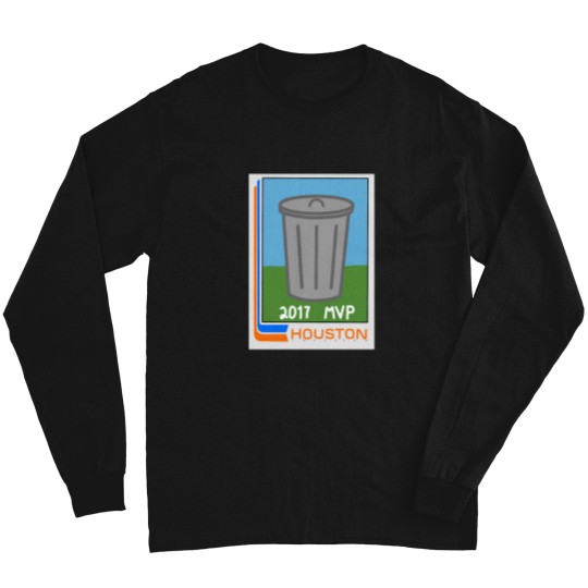 Discover Houston Astro s trash can MVP baseball card Long Sleeves